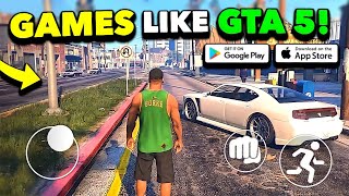 Top 10 Games Like GTA 5 amp GTA 6 on iOSAndroid 2024 High Graphics Role Playing Games Download [upl. by Xenophon]