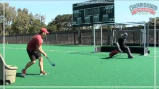 Goalkeeping Drills for Field Hockey [upl. by Aznaed]