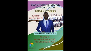 If by Michael Sidika Friday Vespers 11th Oct 2024 [upl. by Aicxela]