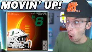 Miami Hurricanes RANKED No 6️⃣ in College Football Playoffs But What Happens if [upl. by Noryb]