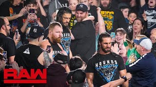 The Shield make their entrance one last time Raw March 11 2019 [upl. by Fredella827]