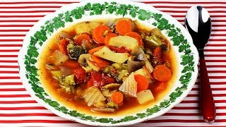 ABNEHMEN mit der SOSSUPPE  vegan [upl. by Gracye11]