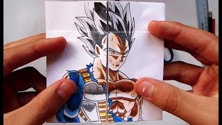 TUTORIAL Transformaciones de Vegeta  TARJETA SIN FIN DIY [upl. by Atahs]