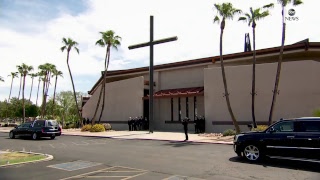 Sen John McCains memorial service in Arizona  ABC News [upl. by Aleak]