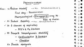 Anaesthesia Part 3 Premedication [upl. by Kinson]