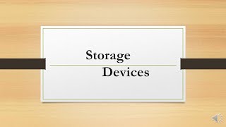 Storage devices for grade 6 students  ICT  English medium [upl. by Ettenyar643]