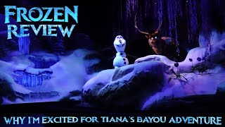 Frozen Ever After Review Epcot Musical Boat Ride  Why Im Excited for Tianas Bayou Adventure [upl. by Shae426]