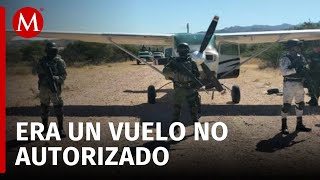 Aseguran aeronave en Durango y armamento en Sinaloa tras un enfrentamiento [upl. by Yatzeck]