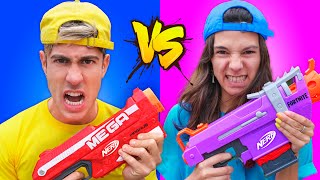 LTT Nerf Mod  1 Hour Nerf War The Battle Is Not Over Of MEGA Gold [upl. by Airotel]