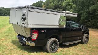 Die Pickup Wohnkabine Camp Crown Overlander 220  Modell 2018 [upl. by Anerak]