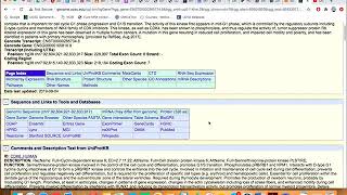 Retrieval of mRNA and Protein through UCSC Genome Browser [upl. by Xuaegram298]