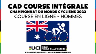 Championnat du Monde Cyclisme 2022  Course en ligne Hommes  Commentaires AD 25092022 [upl. by Eecyaj]