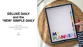 20242025 Digital Planner Walkthrough feat the Deluxe Digital and the NEW Simple Daily Planner [upl. by Whetstone]