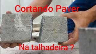 Como quebra paver com talhadeira [upl. by Aliakam]