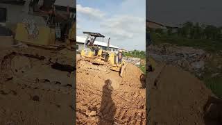 New Project In Factory By Dump Truck Unloading Land And Bulldozer​ Pushing [upl. by Pages]