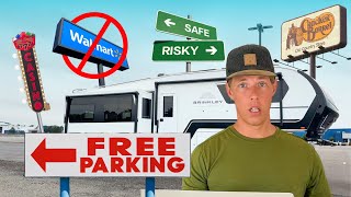 FREE RV Overnighters Avoid The Sketchy Spots RV Lifestyle Tips [upl. by Ingelbert]