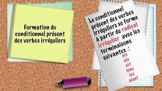 Le conditionnel présent  formation [upl. by Llewol]