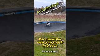 We visited the new pump track in Divaca  202411 pumptrack mtb bikelife [upl. by Annair]