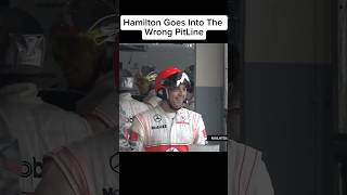 Hamilton Goes Into The Wrong PitLanef1 formula1 [upl. by Nanny]