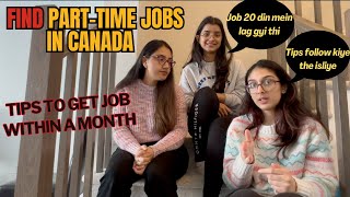 how to get part time job in Canada [upl. by Av]