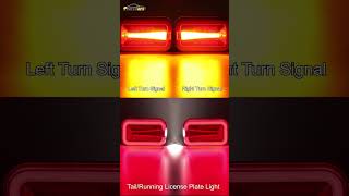 Partsam Wireless Rectangle LED Towing Tail Light Trailer Light Kit [upl. by Latashia210]