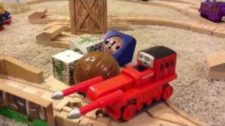 Thomas wooden railway discussion Thumper [upl. by Yniffit361]