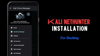 how to install and setup Kali nethunter on a rooted phone in 2024 [upl. by Hgielrahc612]