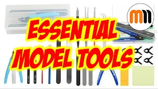 Essential Top 8 Beginners Model Tools for Scale Plastic Modelling  What you need to get started [upl. by Sam]