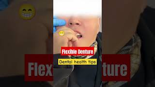 Front tooth Flexible Denture DentalHealthTips [upl. by Attenwad788]