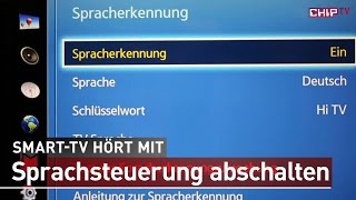 Samsung SmartTV  Sprachsteuerung ausschalten  Anleitung deutsch  CHIP [upl. by Eekram]