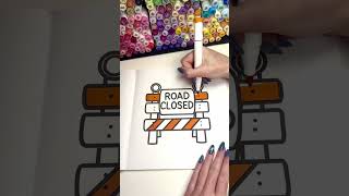 Subscribe for daily coloring videos ☝🏼❤️ coloring ohuhumarkers coloringbook [upl. by Tacklind193]