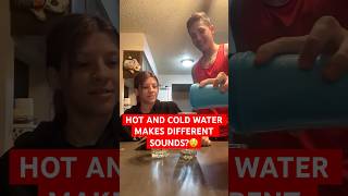 HOT And COLD Water Makes Different Sounds😲 holdendavenport7 [upl. by Amarette736]