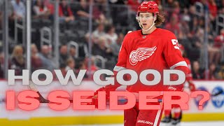 How Good is MORITZ SEIDER Detroit Red Wings Prospect [upl. by Kcirrek]