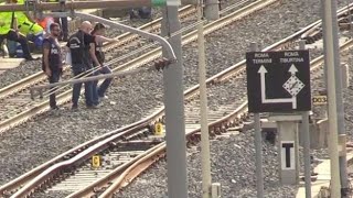 Roma incidente treno ecco le immagini del binario deformato [upl. by Pyle]