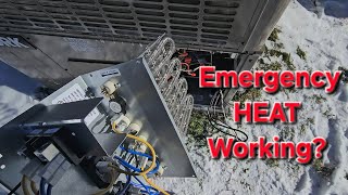 How to know if the emergency heat is working heatpump emergencyheat [upl. by Tracay]