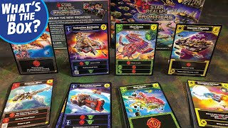 STAR REALMS FRONTIERS Unboxing and card overview [upl. by Aerdnaeel958]