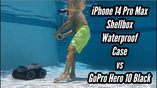 iPhone 14 Pro Max in Shellbox Waterproof Case vs the GoPro Hero 10 [upl. by Cynde]