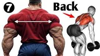 7 Best Back Workout At Gym [upl. by Eyllib]