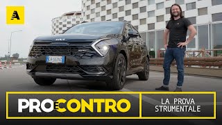 Nuova KIA SPORTAGE 2022 plugin hybrid  PRO e CONTRO  PROVA STRUMENTALE [upl. by Janella]