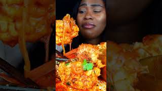 SEAFOOD MUKBANG Seafood boil Mukbang SPICY Seafood Boil King Crab Legs Mukbang ASMR Eating [upl. by Guthry]