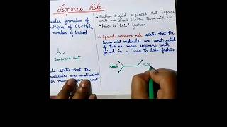 Isoprene Rule of Terpanoids [upl. by Destinee295]