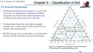 Soil MechanicsChapter 5–Classification of Soil Part1Textural Classification and by Behavior [upl. by Einner]