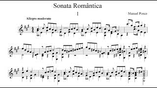 Manuel Ponce  Sonata Romântica I Allegro Moderato  Tadeu do Amaral [upl. by Karee62]