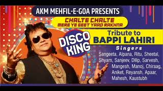 Tribute To Bappi Lahari  AKM MehfilEGoa Group  Band Lehre Goa  Live Musical Program  ICG [upl. by Nomzed]