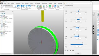 How to create Autodesk PowerMill 4 Axis rotary Tool path in complete tutorial delcam cnc nxcad [upl. by Rossi]