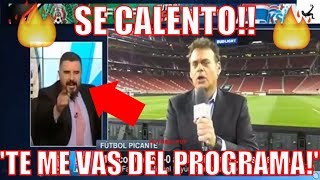 SE CALENTO Pelea Alvaro Morales vs Faitelson quotTE VAS DE ESTE PR0GRAMAquot [upl. by Neersin]