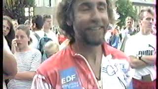 TRIATHLON EMBRUN 1993 CHAMPIONNATS D EUROPE part 2 avec du son [upl. by Yroger]