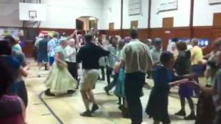 Contra dancing at Fulton Community Center [upl. by Novelc]