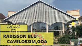 Radisson Blu Resort South Goa Cavelossim BeachFull Tour [upl. by Helban]