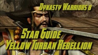 Dynasty Warriors 8 Shu Yellow Turban Rebellion Star Guide English [upl. by Barayon179]